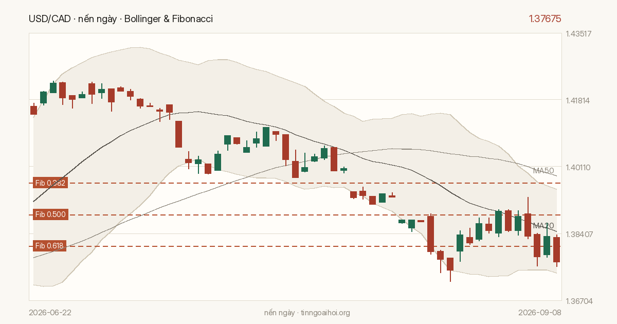 Biểu đồ giá USD/CAD
